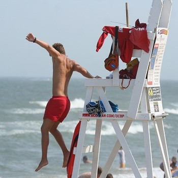 lifeguard-working