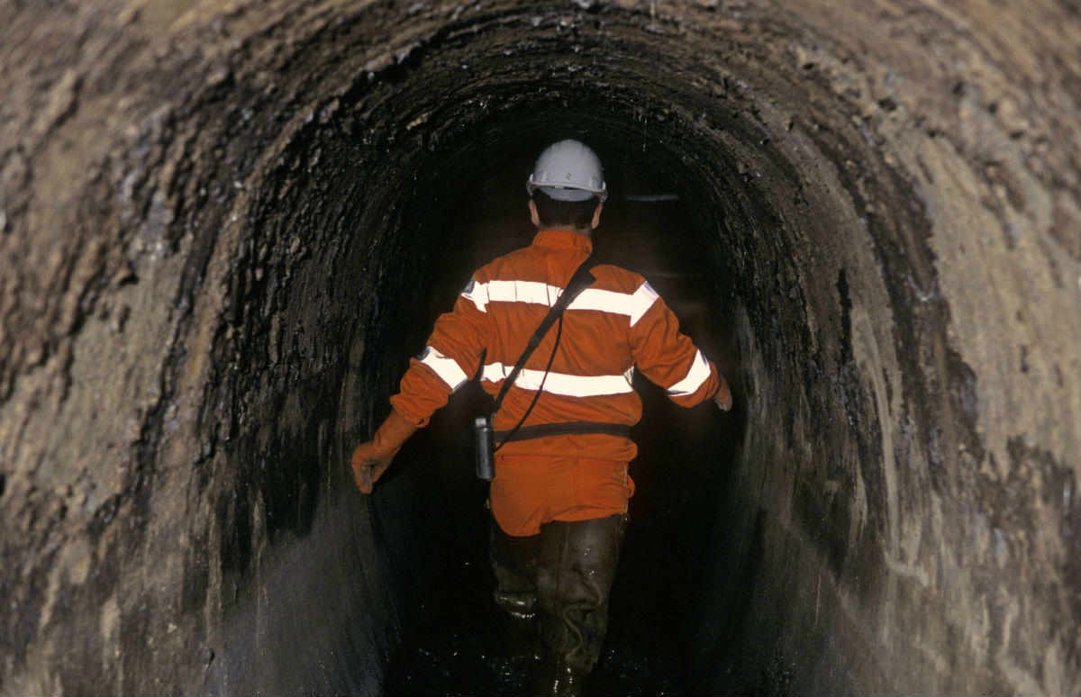 St Louis Missouri sewer worker