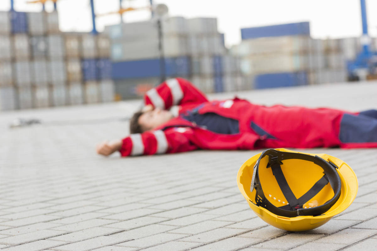 ST. Louis worker who fell at work