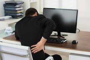 office worker back pain