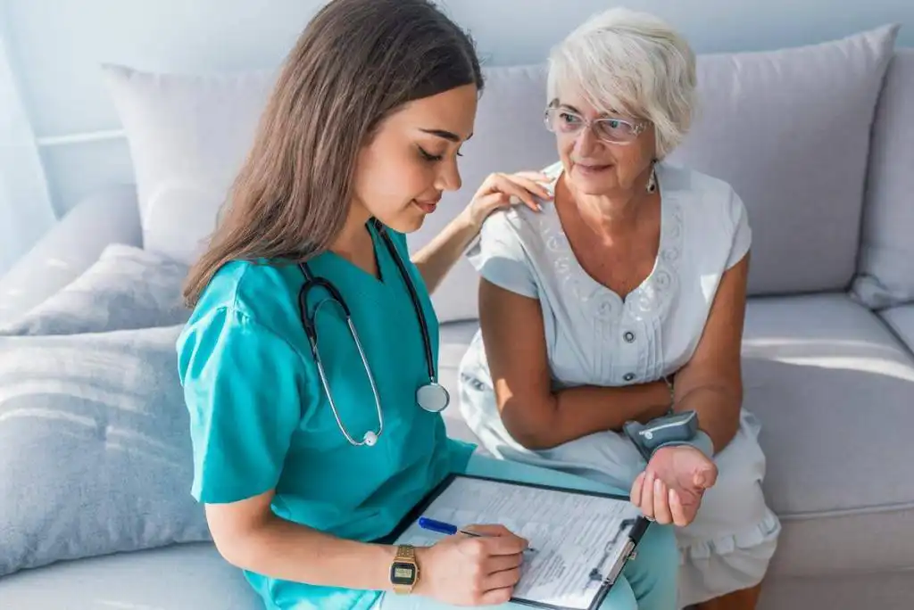 home healthcare worker