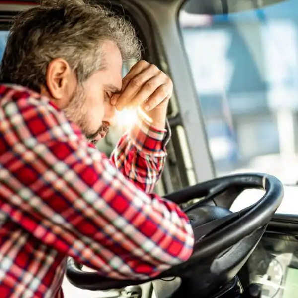 a tired missouri truck driver