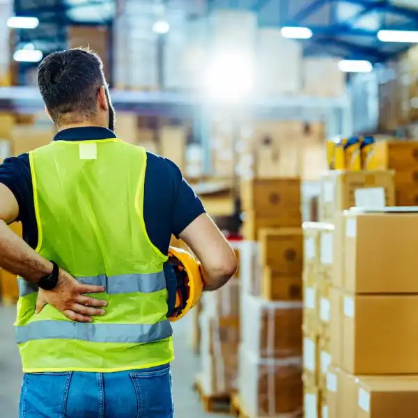 workers with back pain from a pre-existing condition
