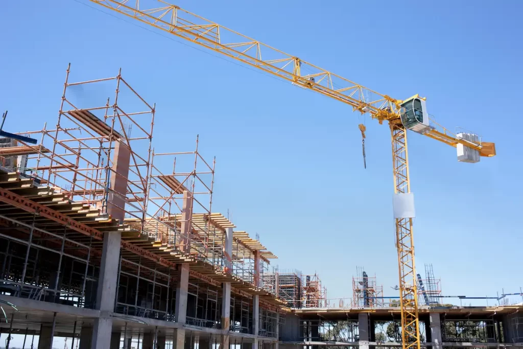 crane on a construction site