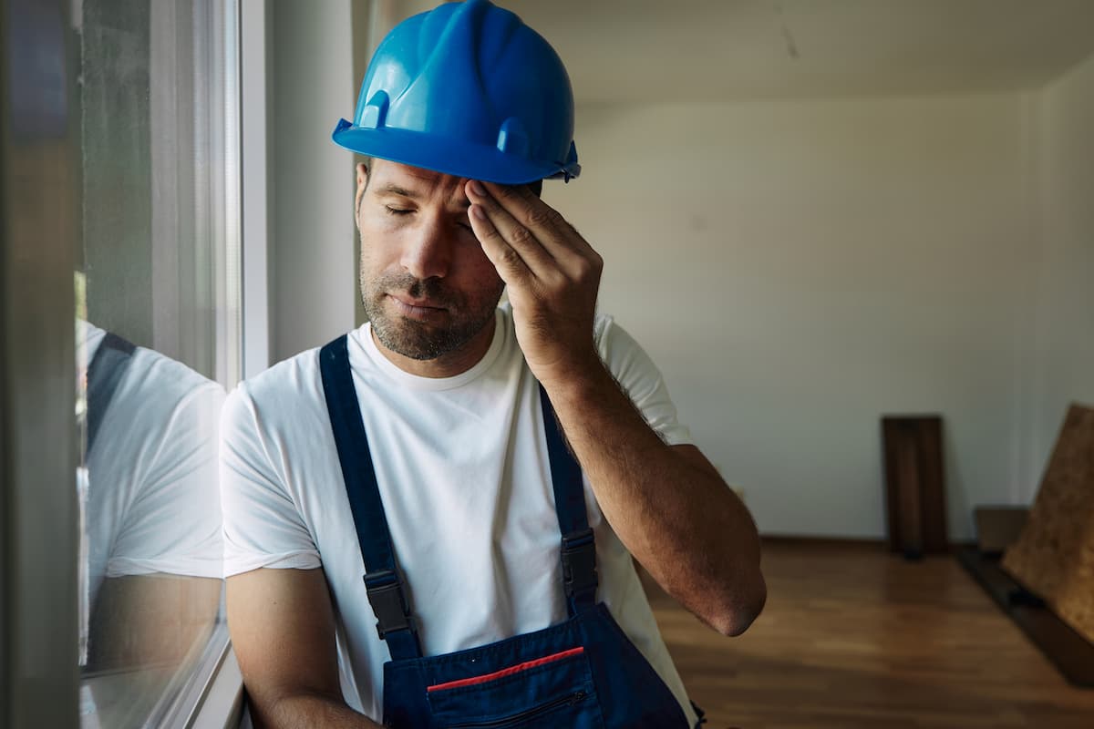 tired missouri worker