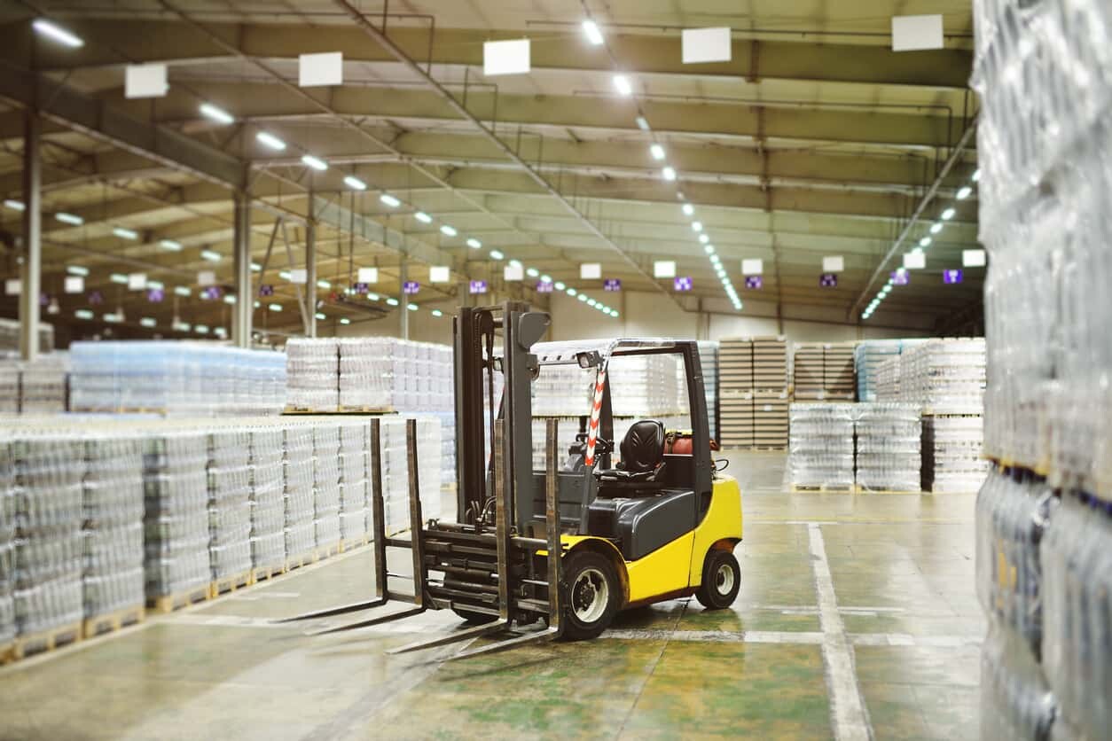 forklift in missouri warehouse