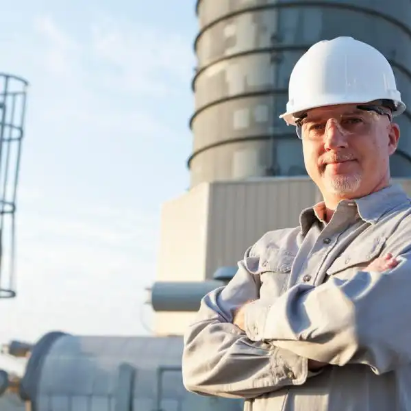 st. louis worker wearing a hard hat