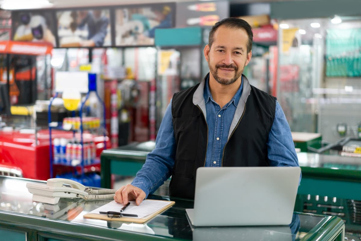 home improvement store worker