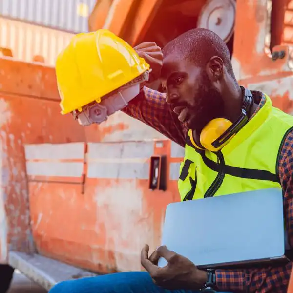 missouri construction worker in the heat