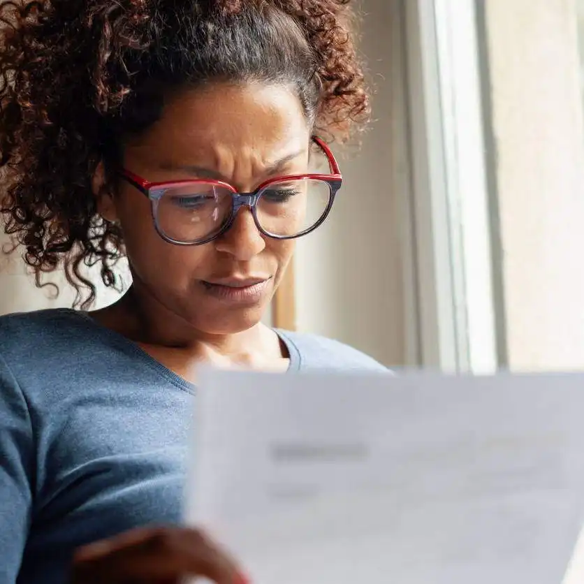 missouri widow looking at a bill