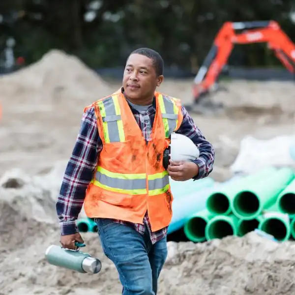 st. louis construction worker on job site