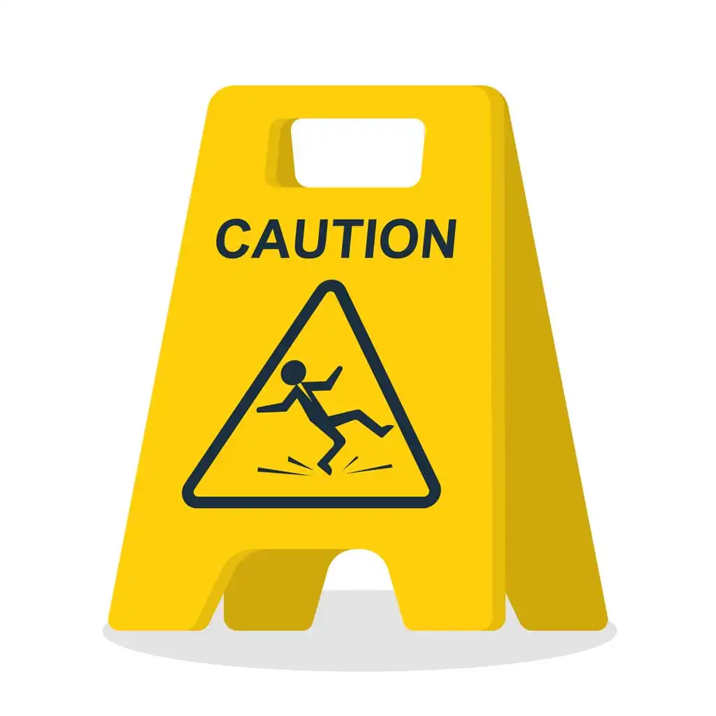 wet floor sign
