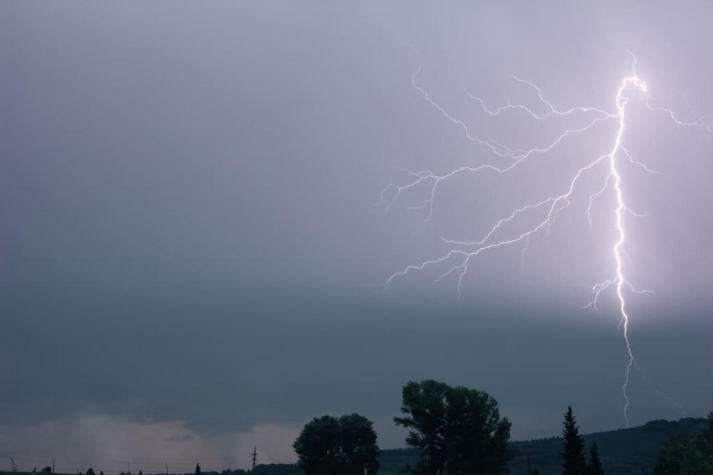 lightening strike at work