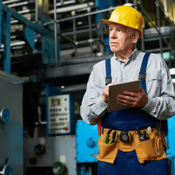 older factory worker in missouri